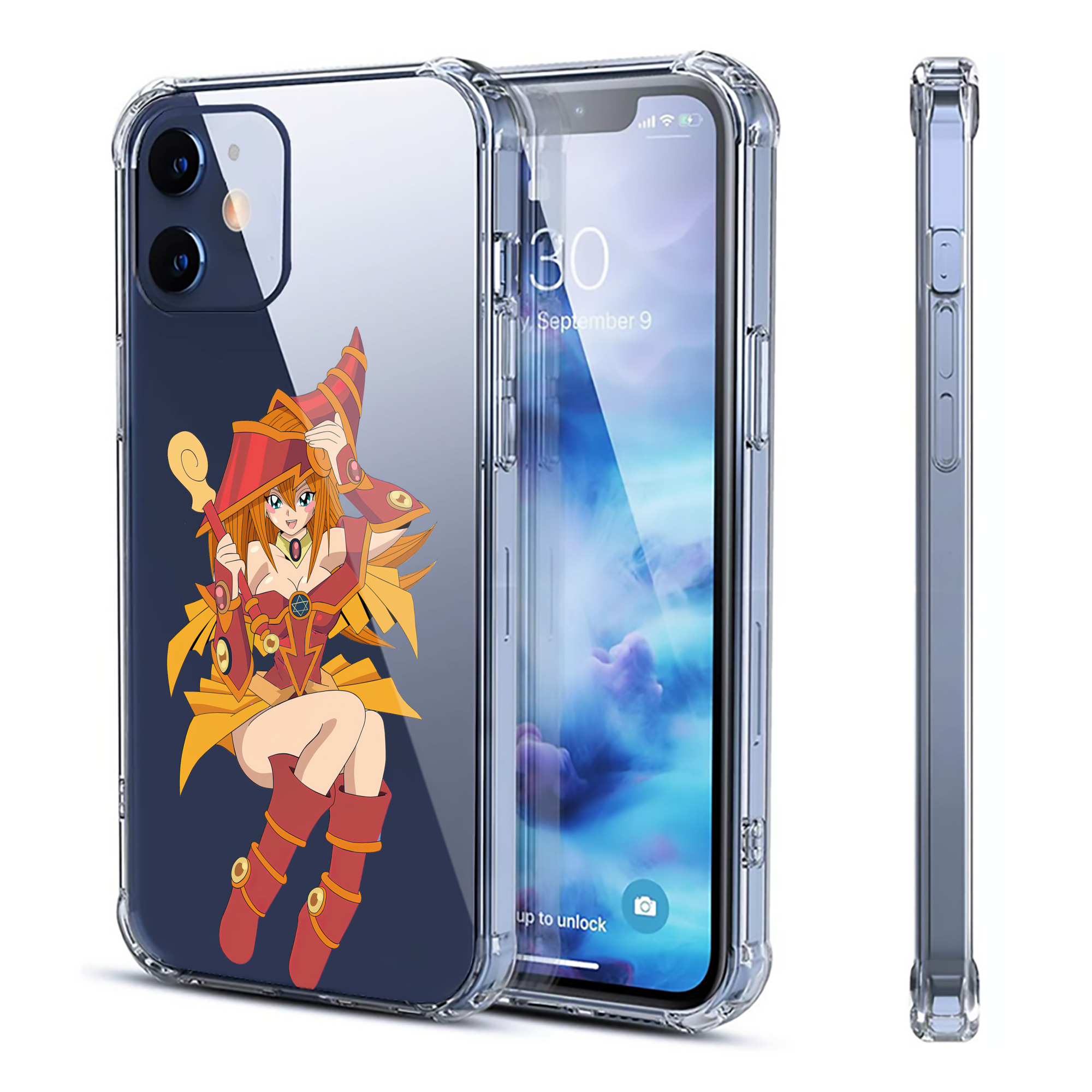 （画像用） 遊☆戯☆王 Yu-Gi-Oh! 【iPhone 12シリーズ対応】透明スマホケース（クリアソフトケース）